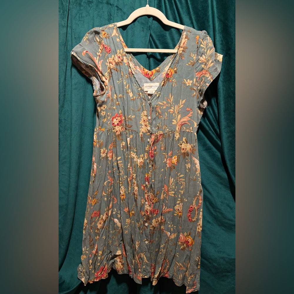 Ralph Lauren Denim & Supply Baby Doll Floral Dress XL